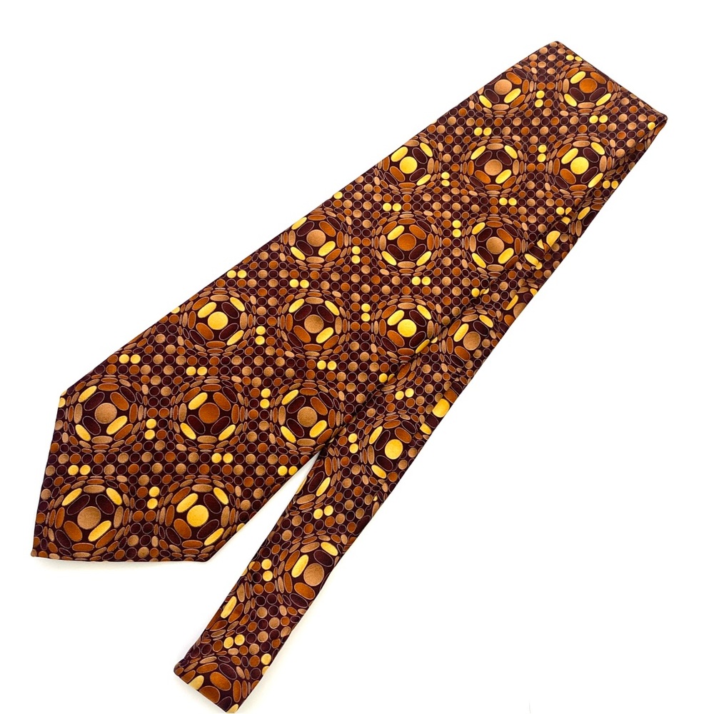Alfani Circular Graphic Silk NeckTie